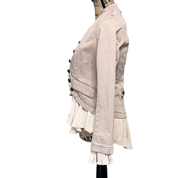 NWT!! Free People Ruffles Romance Jacket Ivory Sz XS. - Picture 2 of 9
